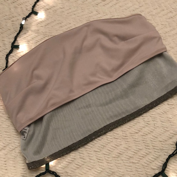 Sparkly crop top with built in bra! - Picture 4 of 4